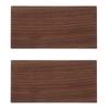 2Pcs Walnut Lumber Boards Natural Wood Sheets for Furniture Accent Wall Panels DIY Crafts Cutting Engraving Wood Planks