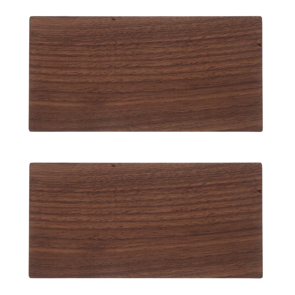 2Pcs Walnut Lumber Boards Natural Wood Sheets for Furniture Accent Wall Panels DIY Crafts Cutting Engraving Wood Planks