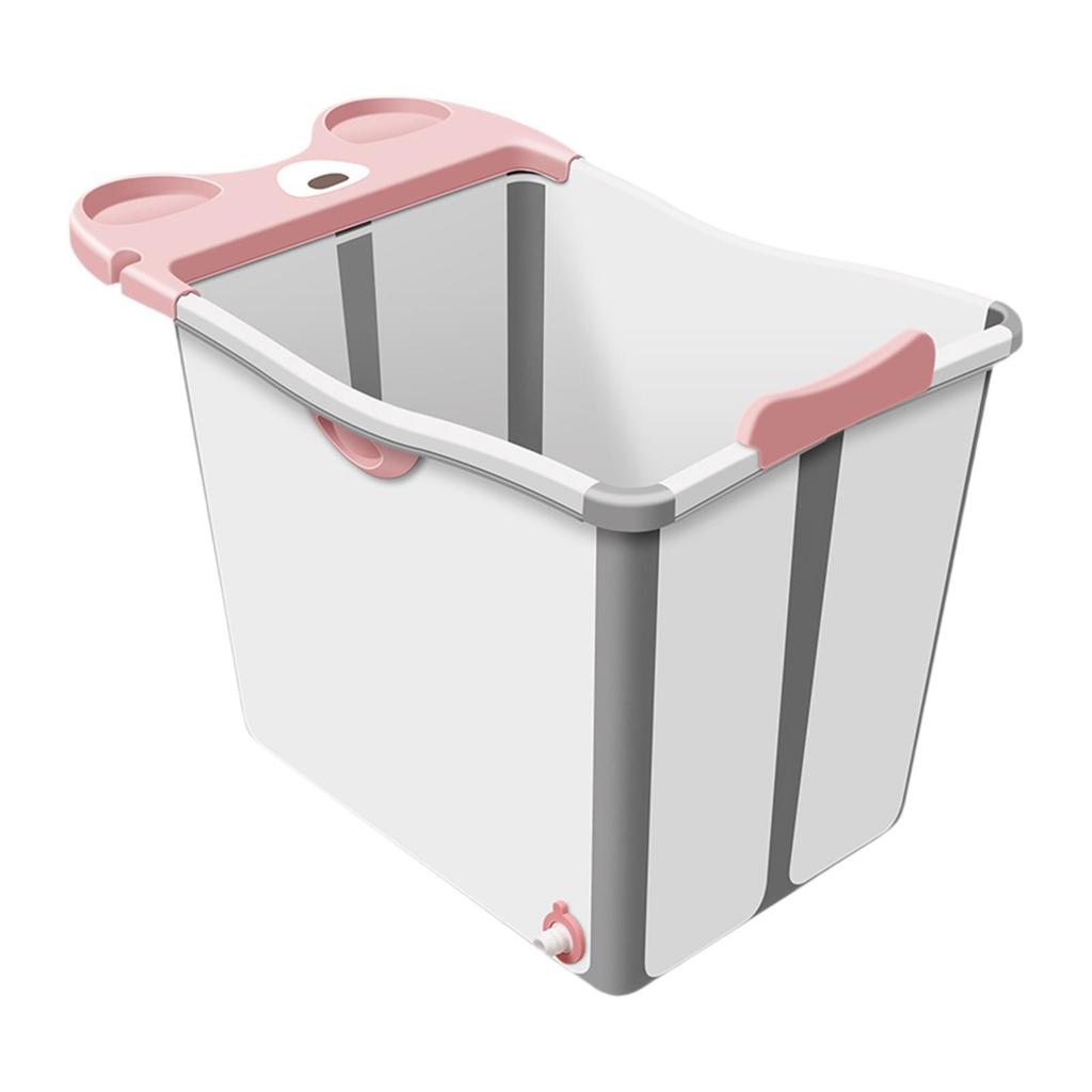 Compact Baby Bathtub with Cartoon Design And Non-Slip Base