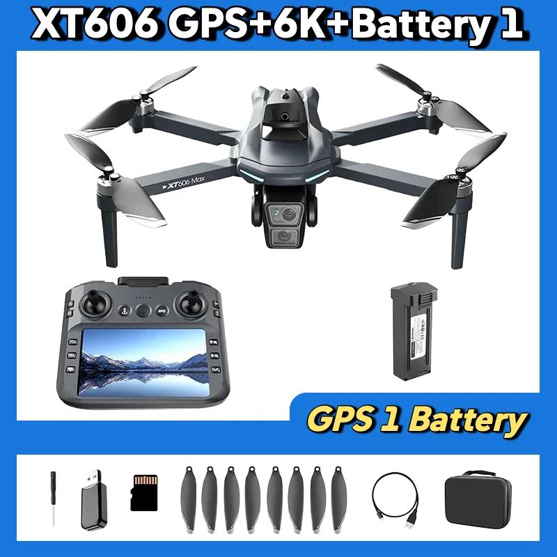 For Genuine XT606 MAX GPS Drone 8k Professional 8K HD Camera FPV Wish Screen Drone 360° Obstacle Avoidance Quadcopter Toys Drone