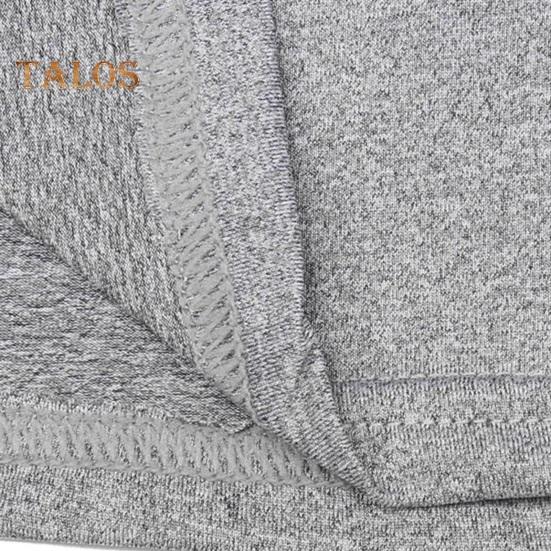 Pánské sportovní top 3D Slim Fit High Elasticity Stojací límec Rychleschnoucí Dlouhé rukávy Slim Fit Kompresní Tričko Tvarování postavy Gym Běh Basketbal