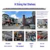 Heavy Duty Large Detachable Industrial Warehouse Storage Racking with Thickened Load-Bearing Beams
