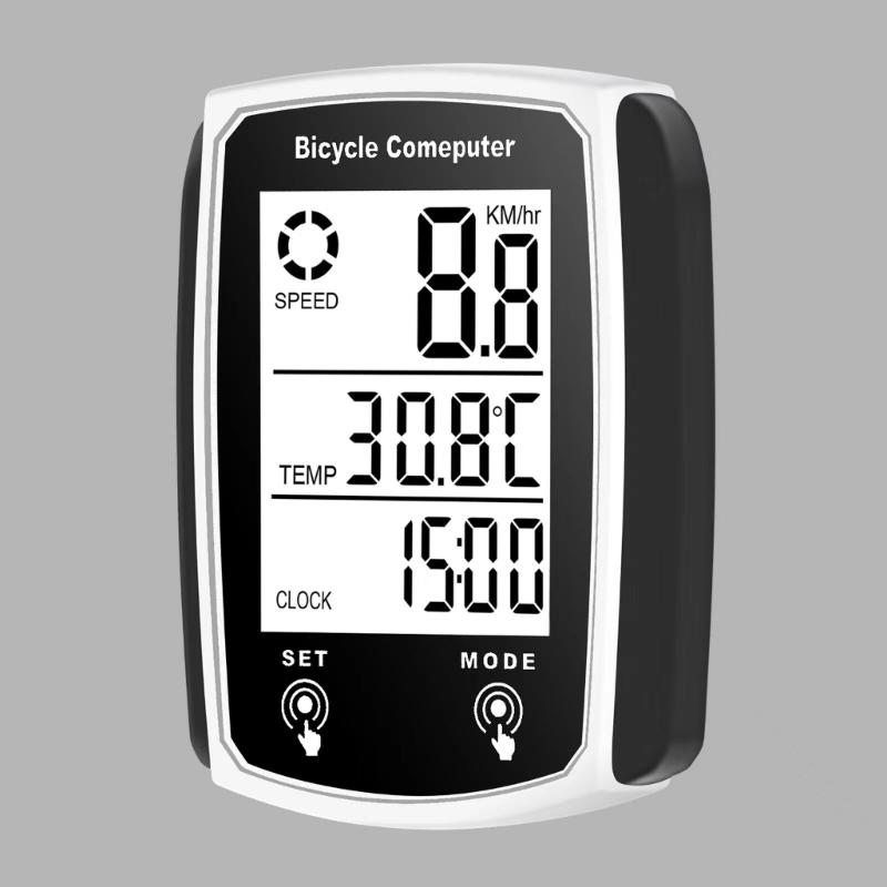 Waterproof Bicycles Speedometers Odometers Universal 19 Functions Bike Computer Wire Cycling Computer