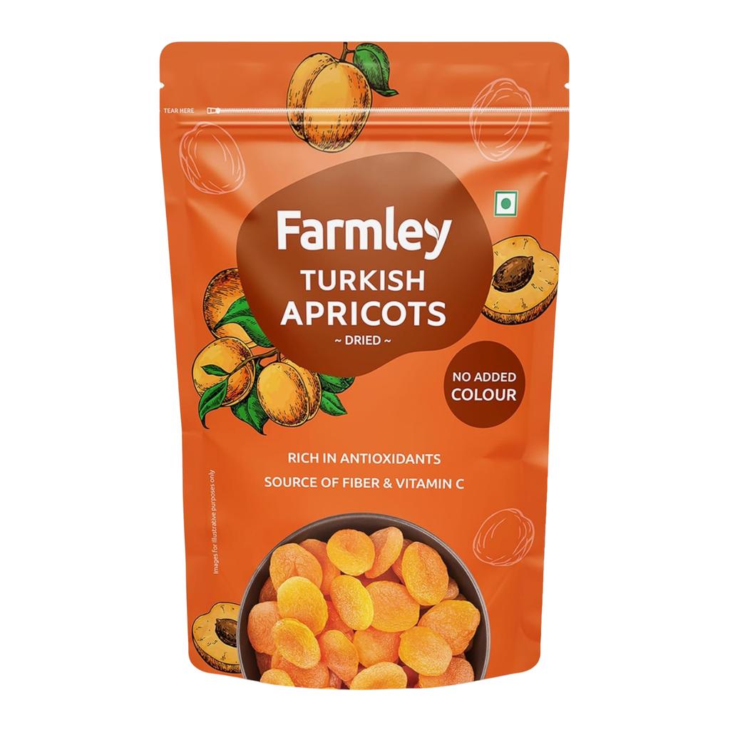 Dried Turkish Apricots (200 G), Turkish Apricots Dried, Farmley