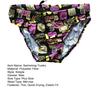 Swimming Trunks Mid-rise Multi Drying Breathable Swimming Printing Design Quick Briefs Sun-Resistant Swimwear