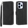DIERFENG DF-03 For Oppo Reno15 5G (Global) / Reno15c 5G (China) Leather Case Lines Imprint Wallet Phone Cover with Wrist Strap
