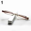 Modische tragbare Lesebrille, Stiftröhrenetui, 1,00–4,00 Dioptrien