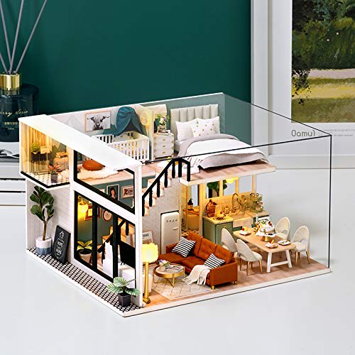 (t-FREAK) Dollhouse DIY Kit Set Miniature COMFORTABLE LIFE