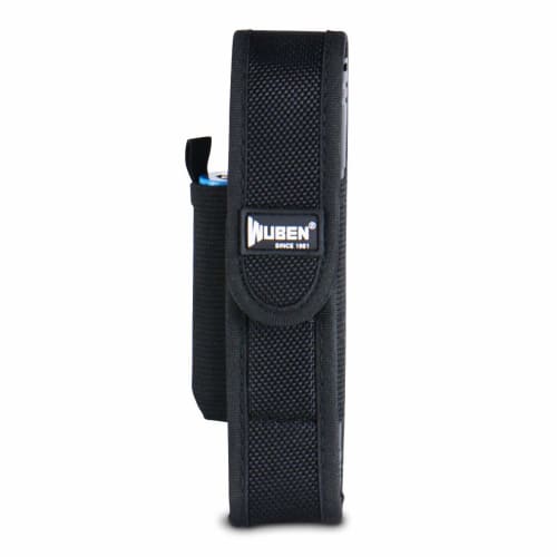 WUBEN AS5 Flashlight Holder, Military L50 Flashlight Storage Case, Belt Nylon Bag, Flashlight Case, Pouch with Clip, Compact, Portable, Ballpoint Pen