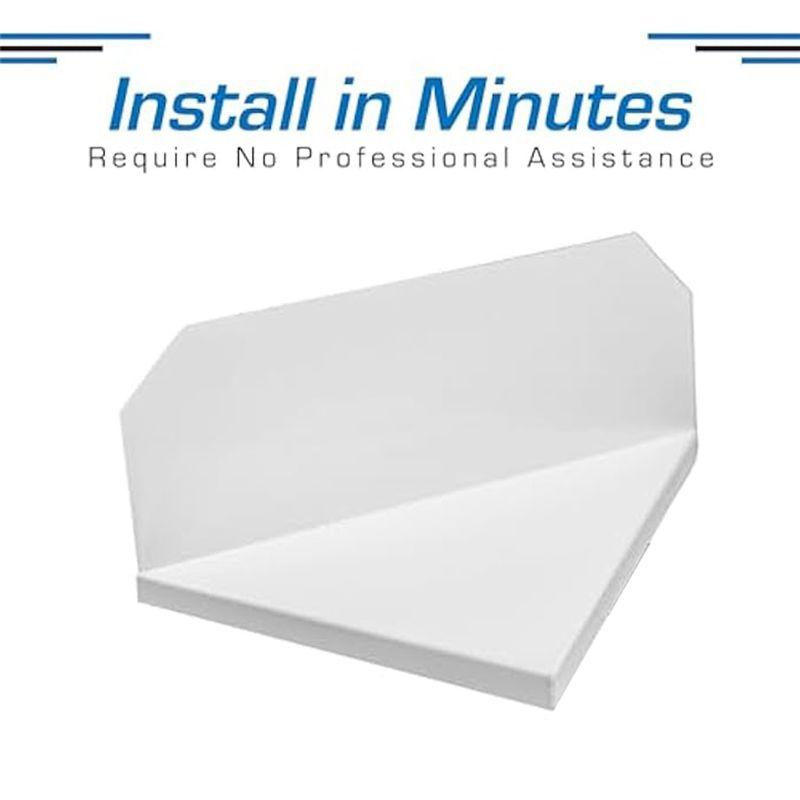 AEE4-Extreme X Rain Gutter Diverter, Bi-Directional Rain Diverter For Gutters And Gutter Extension, Splash Guard Alternative