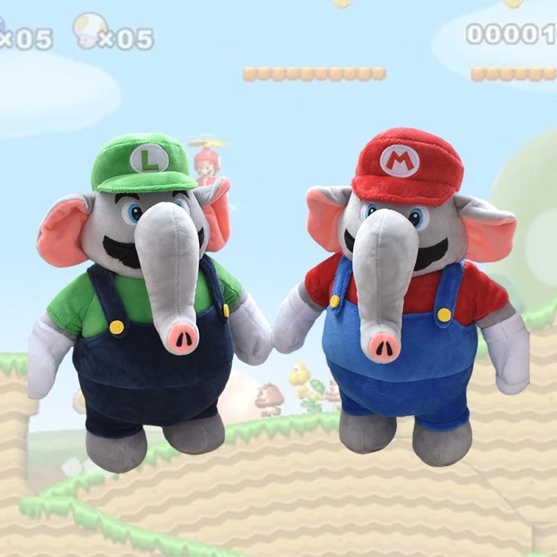 Super Mario Elephant Plush Toy Adorable And Soft Stuffed Animal Doll