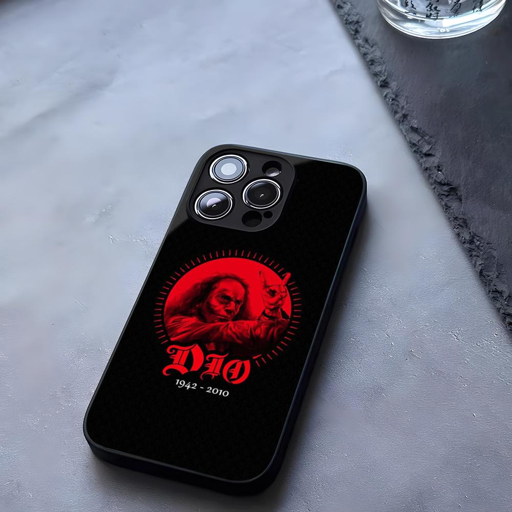 Dios Heavy Metal Phone Case Tempered Glass For IPhone 17 13 14 16 12 15 11 Pro Max Plus Mini X XR SE2020 Coque