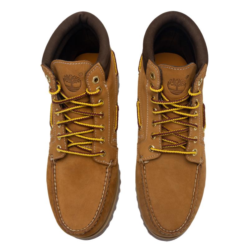 Timberland Serie Authentics Comodi Stivaletti Martin alla Caviglia alla Moda Stivali da Uomo Marrone-Grano A2N4C