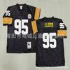 Pittsburgh Steelers Vintage NFL Football Jersey Men Cotton Embroidered Training Shirt Rugby Sport Wear