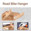 Portabici da Parete per Interni Gancio in Legno per Riporre Biciclette con Ripiano Rimovibile Porta Bici Espositore Organizzatore Salvaspazio