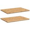 Bath Mats 2 Pcs 70x50 Cm Bamboo