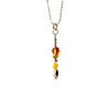 Necklace with an Amber Pendant - Baltic Amber Collier