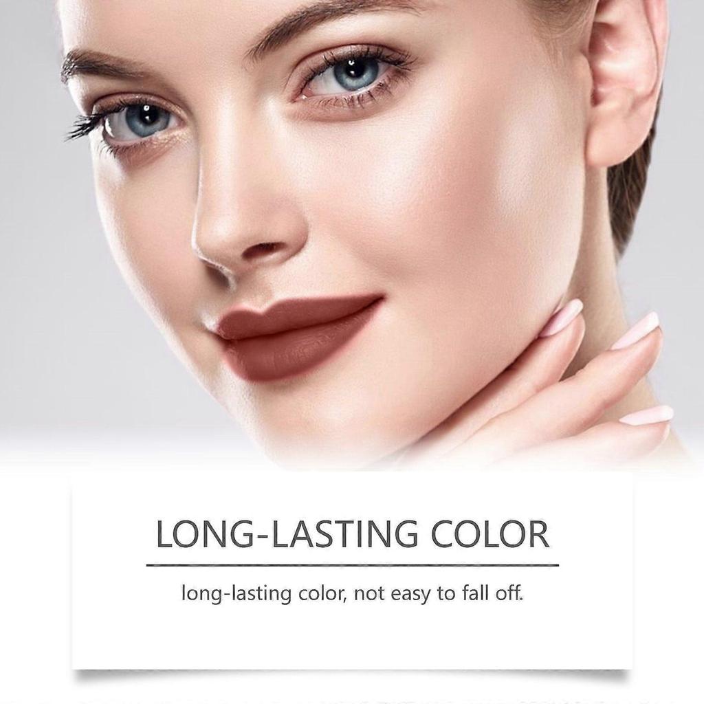 Brown 4ml Long-lasting Tear-off Lip Gloss Moisturizing Non-stick Cup Brightens the Skin and Highlights the Complexion High-gloss Blush Lip Gloss Lip