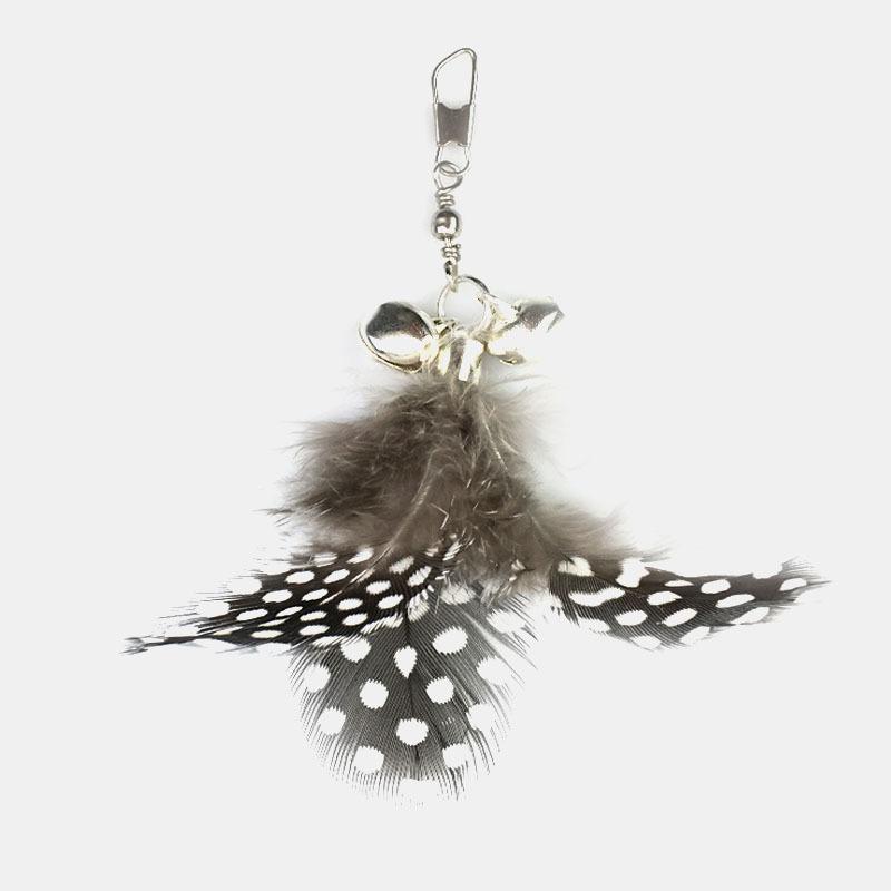 Cat Teaser Stick Replacement Head Bite-Resistant Feather Belt Bell Cat Toy Set Pet Supplies Kitten Relief Bite-Resistant Fang
