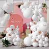 White Balloons,Matte White Balloons Different Sizes of Balloons for Balloon Garland or Balloon Arch As Birthday Party Decoration