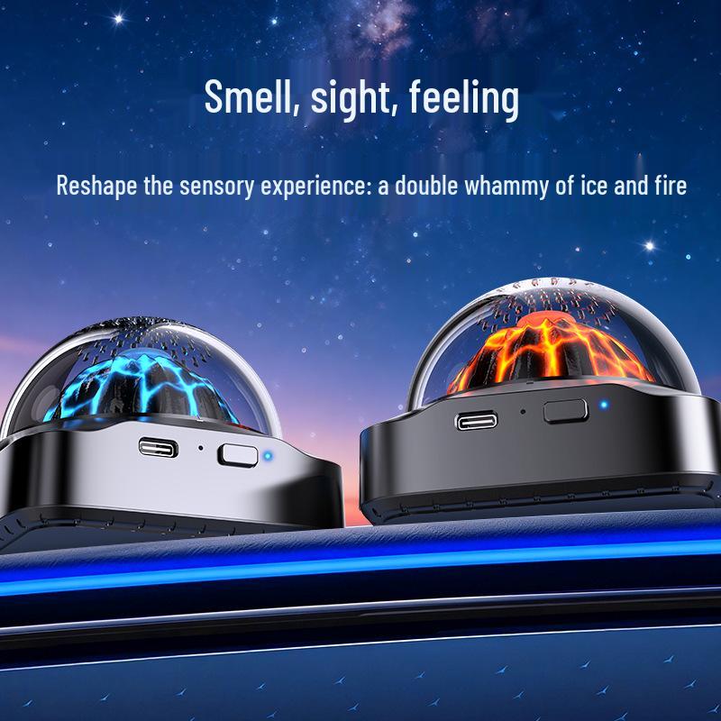 2026 Car Aroma Diffuser Volcano: Automatic High-End Long-Lasting Fragrance Deodorizer