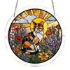 Yousheng Acrylic Puzzle Suncatcher DIY Jigsaw Puzzle Suncatcher Kit with UV Printed Design Colorful Window Hanging Ornament for Home Garden Decor
