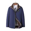 Fleece Thermal Cotton Jacket Middle-aged Winter Top Thickened Men's Casual Jacket