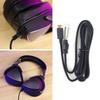 Kopfhörerkabel Audiokabel für ROG für Delta USB-C Gaming-Headset Zubehör Schwarz