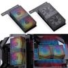 PC Memory Cooling Radiator 4Pin PWM Dual 5020 Fans 3600RPM RAM Cooling Fan 5V 3PIN ARGB RAM Radiator for DDR4 DDR5 Cooling
