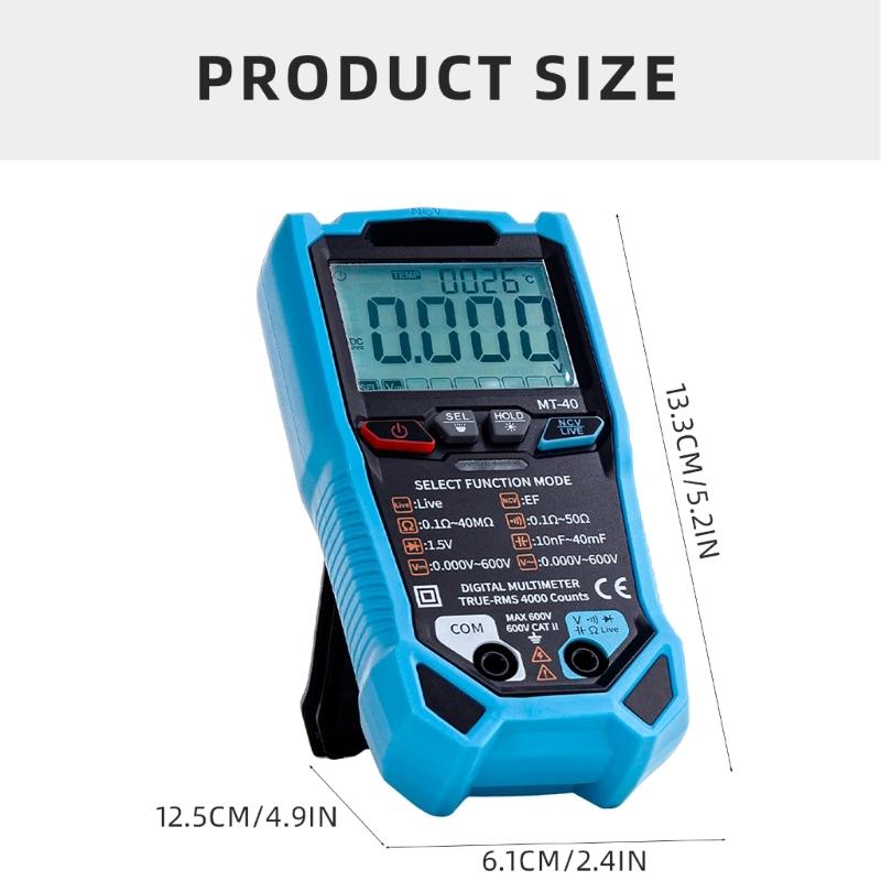 High Precise Digital Multimeter for Circuit Analysis Electrical Troubleshooting in Automotive and Household Applications