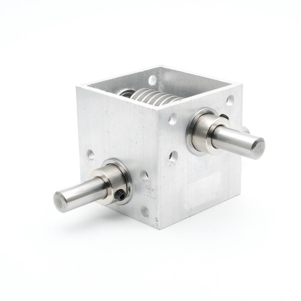 1:20 8MM High Torque Metal Gearbox Worm Gear Reducer DIY Robot Toy Car Precision Gear Ratio For Enhanced Performance