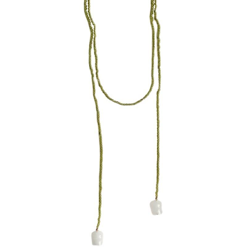 Crystal Winding Style Hanfu Chinese Style Collarbone Necklace