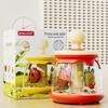 Cross-border Carousel Insect Toy: Baby's Early Education Bouncy Ball & Roller