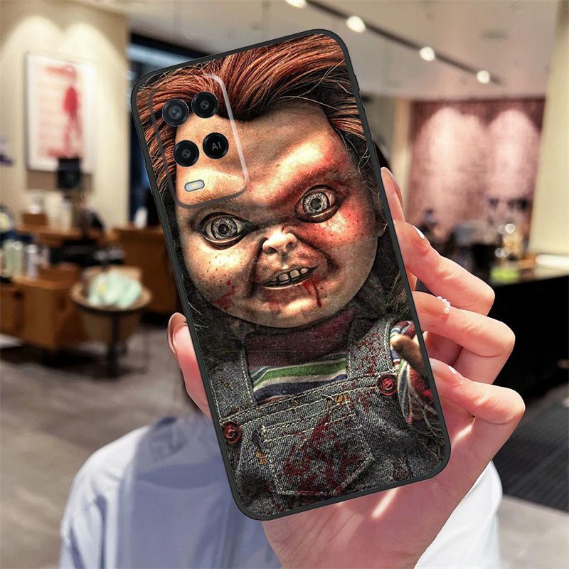 Scary Chucky Doll Horror Movie Case For OPPO Find X5 Pro X3 Lite A15 A16 A52 A72 A5 A9 A31 A53 A83 A93 A94 A74 A54 Cover