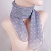 Women's Spring/Summer Soft Chiffon Silk Scarf Neckwarmer Printed Decorative Square Handkerchief
