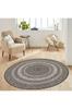 Rovigo Home Waschbarer runder bedruckter Teppich RHM7003