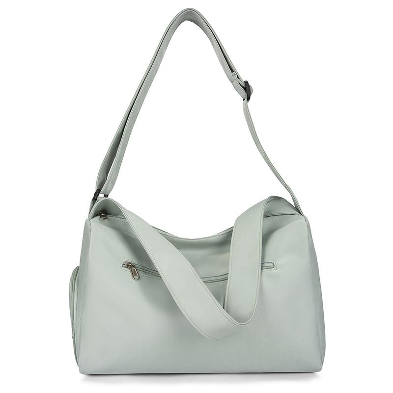 

Simple and Fresh Women s Underarm Hand-carry Travel Bag with Shoe Compartment, A Fitness Yoga Bag with A Pull Handle зелений