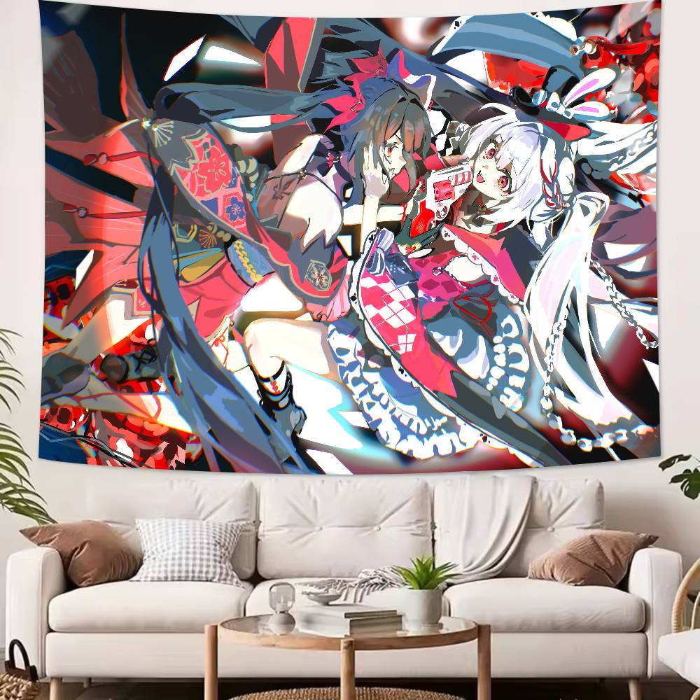 Cute Hot Funny Girl Sparxie Tapestry Decoration Bedroom Dormitory Background Cloth Holiday Home Party Living Room Club Tapestry