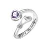Zirkon Partnerringe Umarmendes Herz Design Romantisches Liebesgeschenk Set Für Ihn Und Sie Jubiläums Schmuck