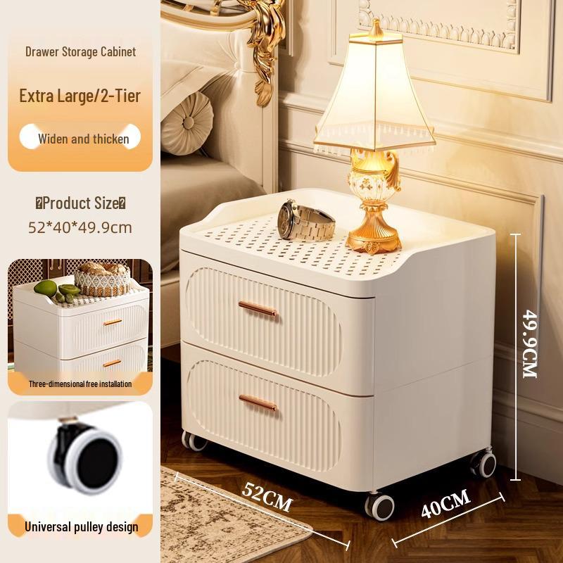 Golden Cat Multi-Layer Plastic Storage Cabinet for Bedroom and Living Room