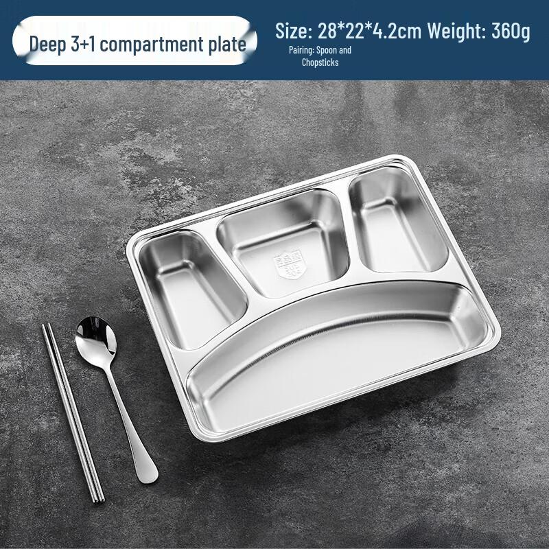 Wuhe 304 Stainless Steel Divided Plate Set