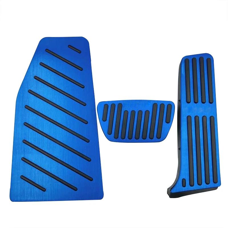 For Toyota RAV4 XA50 Hybrid Aluminum Alloy Car Accelerator Brake Pedal Rest Foot Pedal Cover Pad Accessories