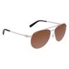 Salvatore Ferragamo Ferragamo Brown Pilot Sunglasses Sf157s 045 60 Multi
