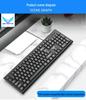 Wired Membrane Keyboard 618USB for Desktop - Lightweight, Versatile for Office and Home Use
