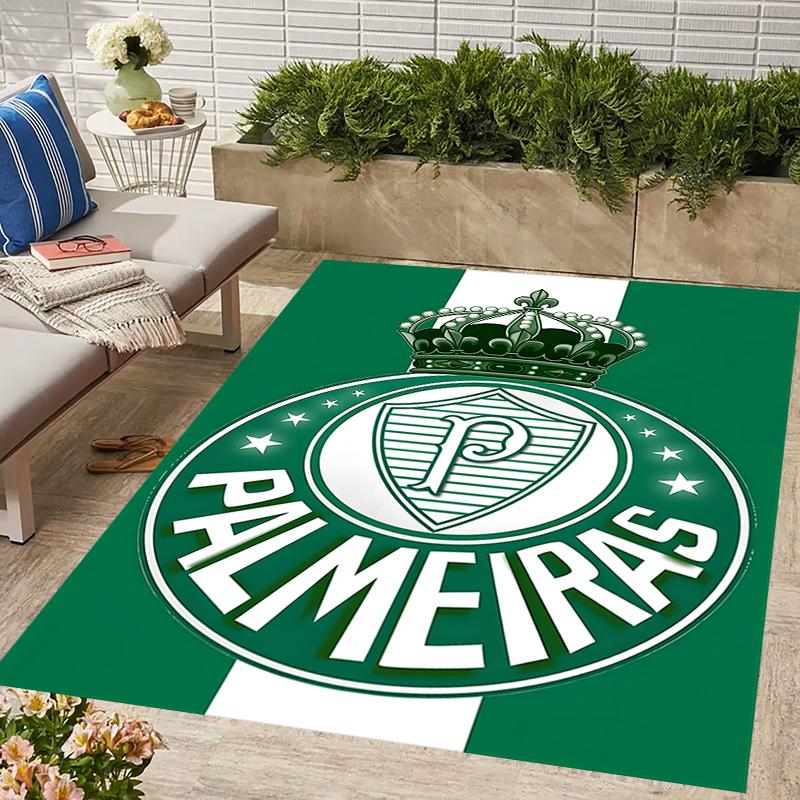 1pc Football Team Design Area Rug - Non-Slip, Soft & Cozy Floor Mat for Living Room, Bedroom, Office - Indoor/Outdoor Decorative Carpet