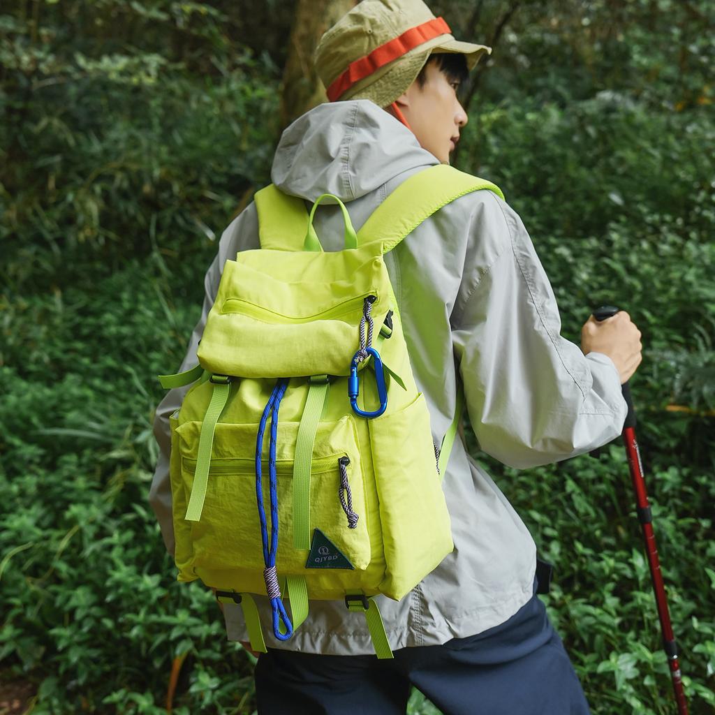 Schoolbag Outdoor Tooling Travel Mountaineering Bag Women's Wind Niche Lightweight Backpack Casual Backpack College Student School Bag Tide