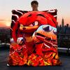 1pc Sonic Outdoor Personalized Flannel Blanket, Soft, Lightweight Personalized Flannel Blanket, Digital Printing,