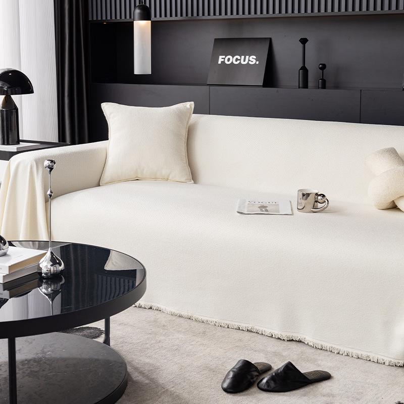 

Плюшевое водоотталкивающее бархатное полотенце для дивана в скандинавском стиле для входа в люкс-стиле, цельное полотенце с полным покрытием 180*130cm