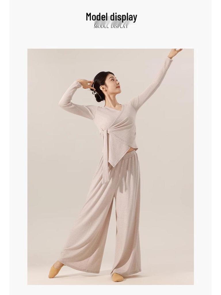 Top de Manga Comprida para Dança Moderna Feminino para Treino e Uso Diário