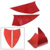 For Subaru Forester 2013-2018 Red Soft Carbon Fiber Interior Kit Dashboard Console Gear Shift Panel Decoration Trim Stickers